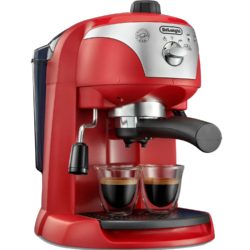 Delonghi EC221.R Motivo Pump Espresso Coffee Machine in Red ECC221.R